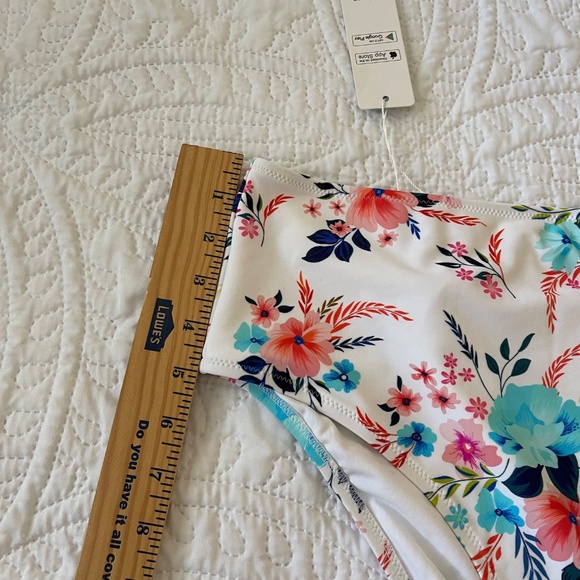 NWT Cupshe Swim Bottoms Floral size M - Picture 6 of 8